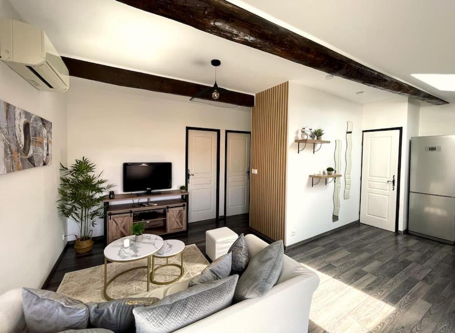 Charme Urbain Sous Les Toits-Terrasse/Clim/Parking Apartment Beziers Exterior photo
